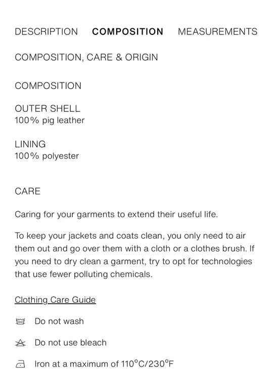 Zara NWT 100% leather long jacket 3046/255 - Picture 13 of 15